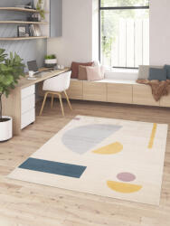 Cancun Covor Premium Belgian Model Cancun 18724-065, Marime 120 x 170 cm, Crem, Inaltime Fir 7 mm, Antialergic, Polipropilena, Living, Dormitor, Sufragerie, Birou (COVOR CANCUN 18724/065 1.2x1.7) Covor