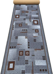 Print Traversa Festonata / Surfilata, Model Print Dekart, Tesatura Plata, Latime 0.8m, Marime 80 x 600 cm, Gri, Antialergic, Polipropilena, Living, Dormitor, Coridor, Hol (TRAVERSA PRINT DEKART 0.8M size 0. Covor