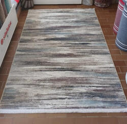 PALERMO Covor Model Palermo 16OGO, Marime 140 x 200 cm, Crem, Gri, Inaltime Fir 8 mm, Antialergic, Polipropilena, Living, Dormitor, Sufragerie, Birou (COVOR PALERMO 16OGO 1.4x2) Covor
