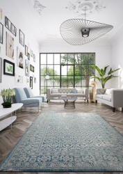 Valencia Covor Premium Belgian Model Valencia 22209-644, Marime 200 x 290 cm, Albastru, Antialergic, Polipropilena, Living, Dormitor, Sufragerie, Birou (COVOR VINTAGE VALENCIA 22209/644 2x2.9) Covor