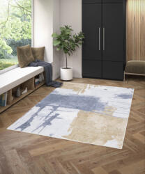 Lyon Covor Model Lyon P0465-786, Marime 160 x 230 cm, Gri, Maro, Inaltime Fir 7 mm, Antialergic, Polipropilena, Living, Dormitor, Sufragerie, Birou (P0465-786 1.6x2.3) Covor