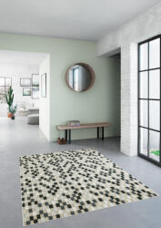 Fiji Covor Model Fiji 27235-656, Marime 160 x 230 cm, Crem, Gri, Inaltime Fir 7 mm, Antialergic, Polipropilena, Living, Dormitor, Sufragerie, Birou (COVOR FIJI 27235/656 1.6x2.3) Covor