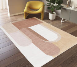 Avenue Alaska Covor Premium Belgian Model Alaska P0577-520, Marime 120 x 160 cm, Crem, Antialergic, Poliester Reciclat, Living, Dormitor, Sufragerie, Birou (P0577-520 1.2x1.6) Covor