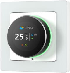 Avatto Termostat Inteligent 54030, 1.5 W, Control de la distanță prin aplicație, Alb (54030)