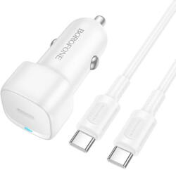 BOROFONE Cablu Type-C inclus USB-C PD 20W Alb (KF2357681) - vexio