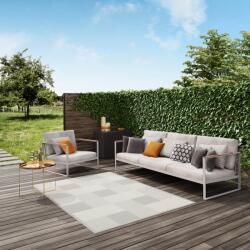 Essenza Covor Premium Belgian Model Essenza 2835-037, Marime 80 x 150 cm, Gri, Inaltime Fir 7 mm, Antialergic, Polipropilena, Living, Dormitor, Sufragerie, Birou (COVOR ESSENZA ELIS 2835/037 0.8x1.5) Covor