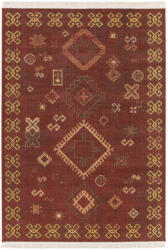 Re_Born Ethnic Covor Model RE BORN 21723-213, Marime 80 x 150 cm, Multicolor, Bumbac reciclat si Polipropilena, Living, Dormitor, Sufragerie, Birou (21723-213 0.8x1.5) Covor