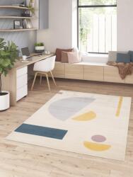Cancun Covor Premium Belgian Model Cancun 18724-065, Marime 160 x 230 cm, Crem, Inaltime Fir 7 mm, Antialergic, Polipropilena, Living, Dormitor, Sufragerie, Birou (COVOR CANCUN 18724/065 1.6x2.3) Covor