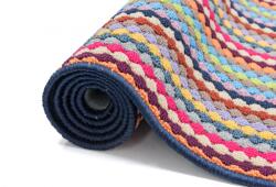 Jolly Traversa Festonata / Surfilata, Latime 1m, Model Jolly, Marime 100 x 900 cm, Multicolor, Antiderapant, Antialergic, Polipropilena, Living, Dormitor, Coridor, Hol (TRAVERSA JOLLY MULTI 1M size 1X9) Covor