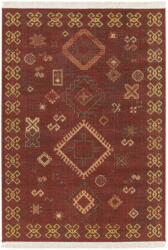 Re_Born Ethnic Covor Model RE BORN 21723-213, Marime 120 x 170 cm, Multicolor, Bumbac reciclat si Polipropilena, Living, Dormitor, Sufragerie, Birou (21723-213 1.2X1.7) Covor