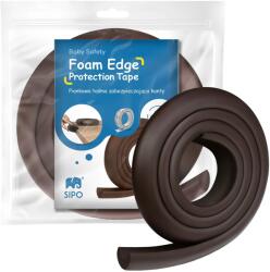 SIPO habszivacs szalag él- és sarokvédelemhez, 2 m, barna szín