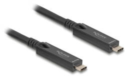 Delock Aktív optikai USB-C 8K Video + adat + PD kábel 15 m