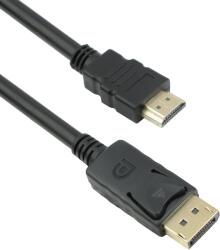 DeTech Кабел DeTech DP - HDMI, 1.8m, Черен (DE-18222)