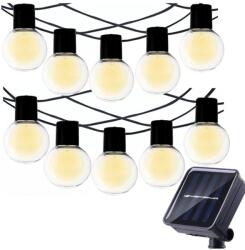 Sternhoff Napelemes Gömb Fényfüzér - 20 LED, Teraszvilágítás, Programozható, Meleg Fehér