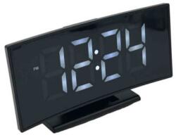  Asztali óra fehér kijelzővel, LED-del, riasztóval, hőmérővel, ívelt képernyővel (DS-3621ALB)