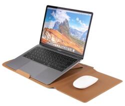 Cellect Bőrhatású multifunkciós laptoptartó, kompatibilis Barna (CEL-LAPT-HOLDERLE-BR)