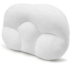 Amzo Flipsleep Sokoldalú alvópárna, Ortopéd, enyhíti a nyak- és gerincfájdalmakat, memóriahabos utazási párna, Mosógépben mosható, Izzadság- és porálló utazáshoz, antiallergén, fehér