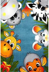 Delta Carpet Covor pentru Copii, Kolibri Animalute 11058, Albastru, 300x400 cm, 2300 gr/mp (11058-180-34) Covor
