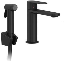 RAVAK X070462 - Mosdócsaptelep kézi bidé zuhannyal CHROME fekete X070462 (RK0216)