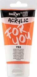 Darwi DFY Akril festék Vermilion Pyrrolo 75 ml 1 db (DF5150075753C)