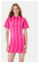 Adidas Rövid poliészter ruha gallérral és kontrasztos csíkokkal, XS INTL (0000305191083_XS)