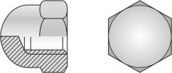 Schaefer-Peters Piulita Infundata Inalta DIN 1587 Inox A2-M8 158728S (158728S)