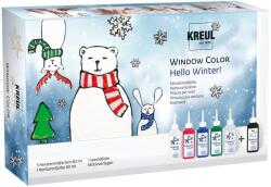 Kreul 42853 Üveg színek készlete Hello Winter 6 x 80 ml (42853)