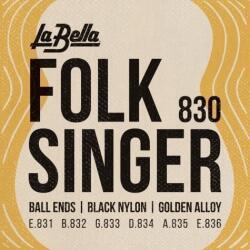 La Bella 830 Folksinger Klasszikus nylon húrok (LB-830)