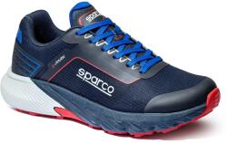 Sparco Munkacipő orrvédelem nélküli SPARCO - S-Park LEON O1 SR FO HRO Kék-Piros 43 (BTB0007B0N31043)