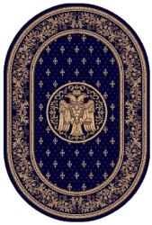 Delta Carpet Covor Bisericesc Oval, 80 x 150 cm, Albastru, Lotos 15032/810 (LOTUS-15032-810-O-0815) Covor
