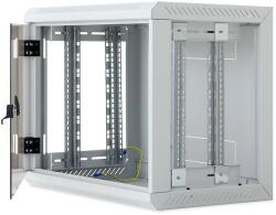 TRITON Cabinet rack 12U/500mm, Sticla securizata, Gri (RUA-12-AS5-CAX-A1) - pcone