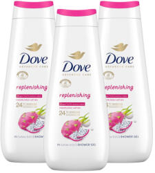 Dove Advanced Care Dragon Fruit & Coconut krémtusfürdő (3x400 ml)