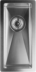 Klarstein TitanSteel Chiuvetă de bucătărie 45 x 23 cm (Lxl) cu suprafață rezistentă la rugină, zgârieturi și căldură (SIK1-TitanSteel-1840) (SIK1-TitanSteel-1840) - electronic-star Chiuveta