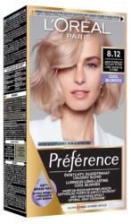 L'Oréal Vopsea de Par Permanenta cu Amoniac L'Oreal Paris Preference 8.12 Alaska, 204 ml