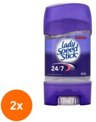 Lady Speed Stick Set 2 x Deodorant Gel Lady Speed Stick 24/ 7 Invisible Dry, 65 g