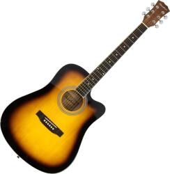 Pasadena SG028C Vintage Sunburst Akusztikus gitár