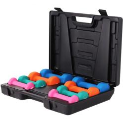 Gorilla Sports 10 kg súlyzó szett bőröndben (101023-00019-0016) - kokiskashop