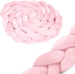 Ricokids Fonott rácsvédő kiságyba 3m - rózsaszín (722113)