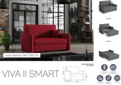 Mindigbútor VIVA SMART III. előre nyíló rugós kanapé Falcone 35 színben