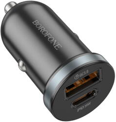 BOROFONE USB-C + USB-A PD/QC 30W Negru (KF2357245) - pcone