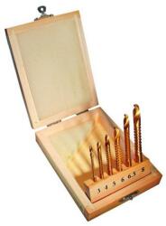  Marófúró készlet 6db-os 3-8mm HSS titán bevonattal (20450F)