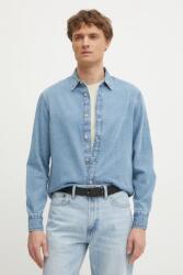 GUESS farmering RONNIE férfi, galléros, regular, M5RH77 D5L01 - kék XL