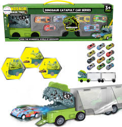 Mamido Nagy dinoszaurusz teherautó kisautókkal és katapulttal (MT1212)