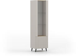  GOJA 1D egyajtós vitrines szekrény - kasmír (10000016918)