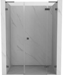 Mexen Lunar L, jobbra nyíló zuhanyajtó 140 cm, 8 mm-es átlátszó üveg, grafit profil, 834SL-140-050-95-00-P (834SL-140-050-95-00-P)