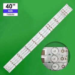  LED-TV677 Háttérvilágítás Philips 40coll LED TV-be 9LED 3V, 4db/csomag