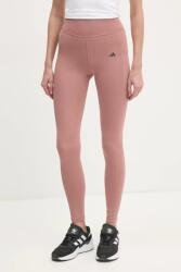 adidas Performance edzős legging Optime rózsaszín, sima, JI8379 - rózsaszín L