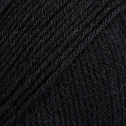 DROPS Design Fabel Uni Colour 400 Black Плетива прежда (1070400)