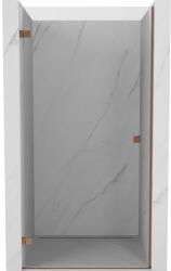 Mexen Lunar-B, bal oldali billenő zuhanyajtó 65 cm, 8 mm-es átlátszó üveg, rozéarany profil, 832-065-000-60-00-L (832-065-000-60-00-L)