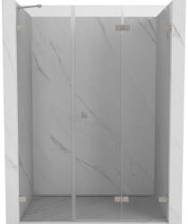 Mexen Lunar-F, jobbos harmonikaajtó zuhanykabinhoz 125 cm, 8 mm-es átlátszó üveg, acélprofil, 836S-125-050-97-00-P (836S-125-050-97-00-P)